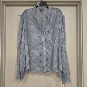 Fashion Nova Blue Blouse